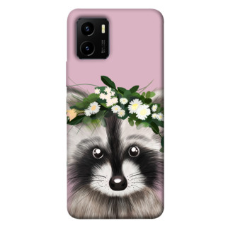 Чохол itsPrint Raccoon in flowers для Vivo Y15s - Інтернет-магазин спільних покупок ToGether