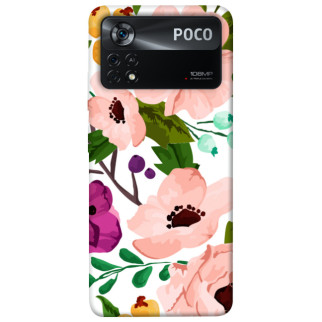 Чохол itsPrint Акварельні квіти для Xiaomi Poco X4 Pro 5G - Інтернет-магазин спільних покупок ToGether