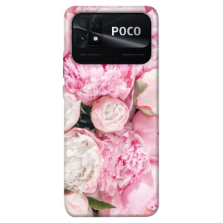 Чохол itsPrint Pink peonies для Xiaomi Poco C40 - Інтернет-магазин спільних покупок ToGether