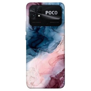 Чохол itsPrint Рожево-блакитні розводи для Xiaomi Poco C40 - Інтернет-магазин спільних покупок ToGether