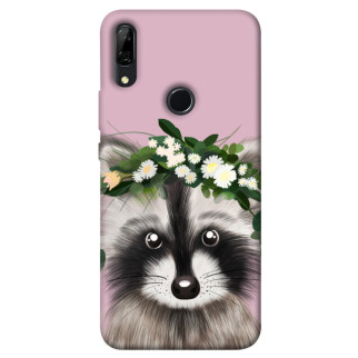 Чохол itsPrint Raccoon in flowers для Huawei P Smart Z - Інтернет-магазин спільних покупок ToGether