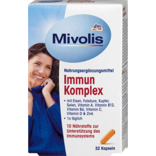 Міволіс Імунний комплекс для підвищення імунітету, 32 шт. Mivolis Immun Komplex - Інтернет-магазин спільних покупок ToGether