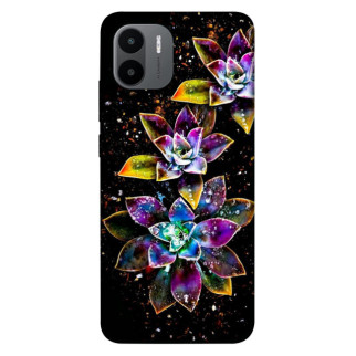 Чохол itsPrint Flowers on black для Xiaomi Redmi A1 / A2 - Інтернет-магазин спільних покупок ToGether