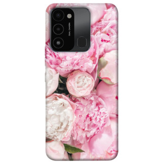 Чохол itsPrint Pink peonies для TECNO Spark 8C - Інтернет-магазин спільних покупок ToGether