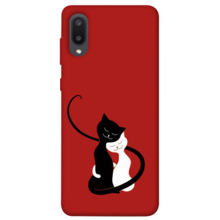 Чохол itsPrint Закохані коти для Samsung Galaxy A02 - Інтернет-магазин спільних покупок ToGether