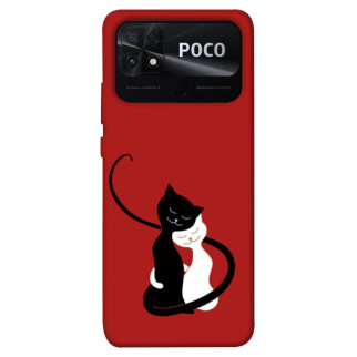 Чохол itsPrint Закохані коти для Xiaomi Poco C40 - Інтернет-магазин спільних покупок ToGether