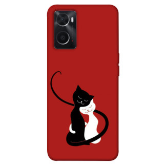 Чохол itsPrint Закохані коти для Oppo A76 4G - Інтернет-магазин спільних покупок ToGether