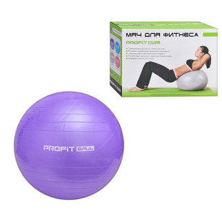 М'яч для фітнесу Фітбол M 0275, 55см  (Фіолетовий) - Інтернет-магазин спільних покупок ToGether
