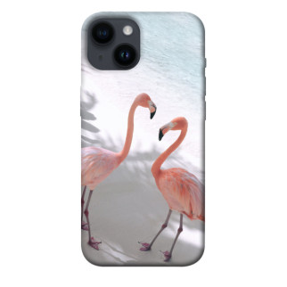 Чохол itsPrint Flamingos для Apple iPhone 14 (6.1") - Інтернет-магазин спільних покупок ToGether