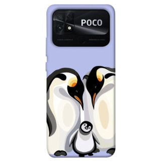 Чохол itsPrint Penguin family для Xiaomi Poco C40 - Інтернет-магазин спільних покупок ToGether