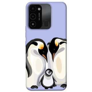 Чохол itsPrint Penguin family для Tecno Spark Go 2022 (KG5m) - Інтернет-магазин спільних покупок ToGether