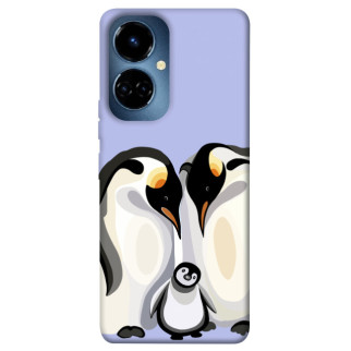 Чохол itsPrint Penguin family для TECNO Camon 19 (CI6n) / 19 Pro (CI8n) - Інтернет-магазин спільних покупок ToGether
