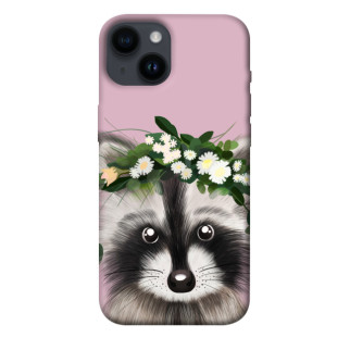Чохол itsPrint Raccoon in flowers для Apple iPhone 14 (6.1") - Інтернет-магазин спільних покупок ToGether