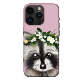Чохол itsPrint Raccoon in flowers для Apple iPhone 14 Pro (6.1") - Інтернет-магазин спільних покупок ToGether