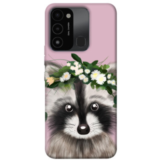 Чохол itsPrint Raccoon in flowers для Tecno Spark Go 2022 (KG5m) - Інтернет-магазин спільних покупок ToGether