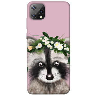 Чохол itsPrint Raccoon in flowers для Blackview A55 - Інтернет-магазин спільних покупок ToGether