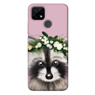 Чохол itsPrint Raccoon in flowers для Realme C21Y - Інтернет-магазин спільних покупок ToGether