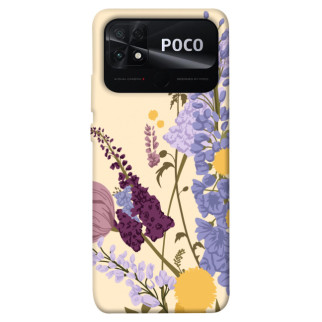 Чохол itsPrint Flowers art для Xiaomi Poco C40 - Інтернет-магазин спільних покупок ToGether
