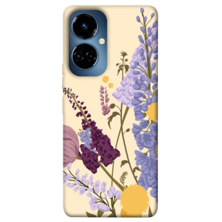 Чохол itsPrint Flowers art для TECNO Camon 19 (CI6n) / 19 Pro (CI8n) - Інтернет-магазин спільних покупок ToGether