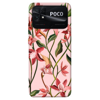 Чохол itsPrint Floral motifs для Xiaomi Poco C40 - Інтернет-магазин спільних покупок ToGether