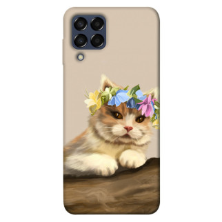 Чохол itsPrint Cat in flowers для Samsung Galaxy M33 5G - Інтернет-магазин спільних покупок ToGether