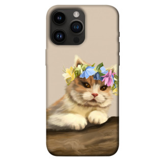 Чохол itsPrint Cat in flowers для Apple iPhone 14 Pro Max (6.7") - Інтернет-магазин спільних покупок ToGether