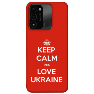Чохол itsPrint Keep calm and love Ukraine для Tecno Spark Go 2022 (KG5m) - Інтернет-магазин спільних покупок ToGether