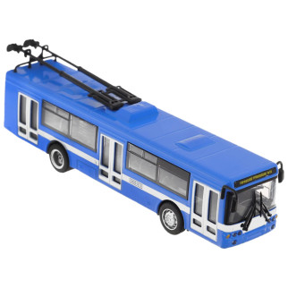 Іграшкова модель тролейбуса "Автопарк" 6407A інерційний  (Синій) - Інтернет-магазин спільних покупок ToGether