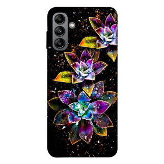 Чохол itsPrint Flowers on black для Samsung Galaxy A04s - Інтернет-магазин спільних покупок ToGether