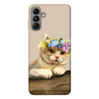 Чохол itsPrint Cat in flowers для Samsung Galaxy A04s - Інтернет-магазин спільних покупок ToGether
