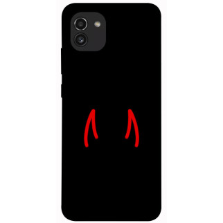 Чохол itsPrint Red horns для Samsung Galaxy A03 - Інтернет-магазин спільних покупок ToGether