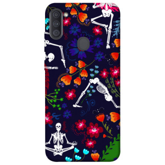 Чохол itsPrint Yoga skeletons для Samsung Galaxy A11 - Інтернет-магазин спільних покупок ToGether