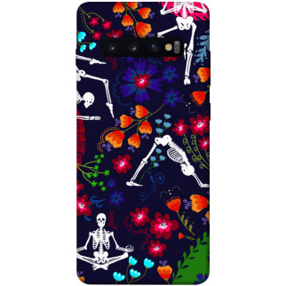 Чохол itsPrint Yoga skeletons для Samsung Galaxy S10+ - Інтернет-магазин спільних покупок ToGether