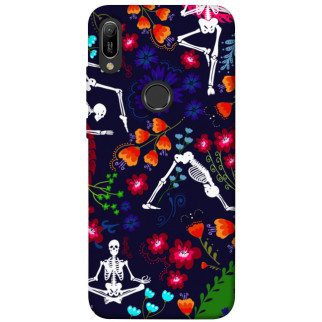 Чохол itsPrint Yoga skeletons для Huawei Y6 (2019) - Інтернет-магазин спільних покупок ToGether