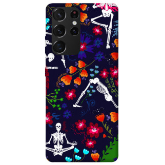 Чохол itsPrint Yoga skeletons для Samsung Galaxy S21 Ultra - Інтернет-магазин спільних покупок ToGether