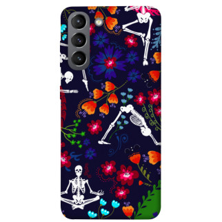 Чохол itsPrint Yoga skeletons для Samsung Galaxy S21 - Інтернет-магазин спільних покупок ToGether