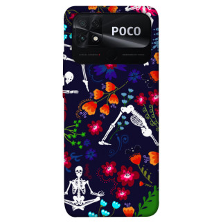 Чохол itsPrint Yoga skeletons для Xiaomi Poco C40 - Інтернет-магазин спільних покупок ToGether