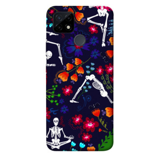 Чохол itsPrint Yoga skeletons для Realme C21Y - Інтернет-магазин спільних покупок ToGether