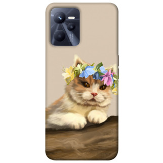Чохол itsPrint Cat in flowers для Realme C35 - Інтернет-магазин спільних покупок ToGether