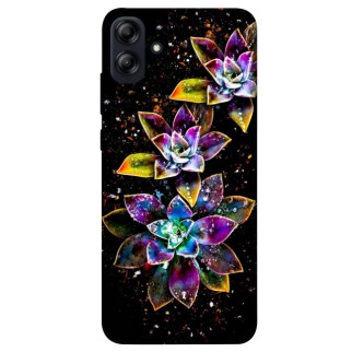 Чохол itsPrint Flowers on black для Samsung Galaxy A04e - Інтернет-магазин спільних покупок ToGether