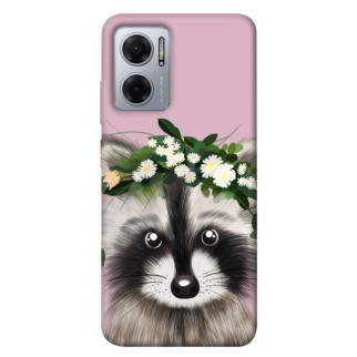 Чохол itsPrint Raccoon in flowers для Xiaomi Redmi Note 11E - Інтернет-магазин спільних покупок ToGether