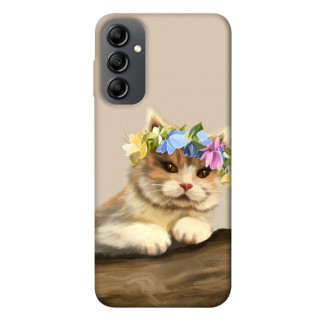 Чохол itsPrint Cat in flowers для Samsung Galaxy A14 4G/5G - Інтернет-магазин спільних покупок ToGether