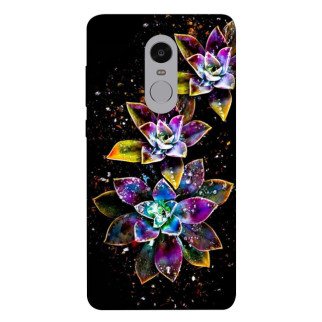 Чохол itsPrint Flowers on black для Xiaomi Redmi Note 4X / Note 4 (Snapdragon) - Інтернет-магазин спільних покупок ToGether