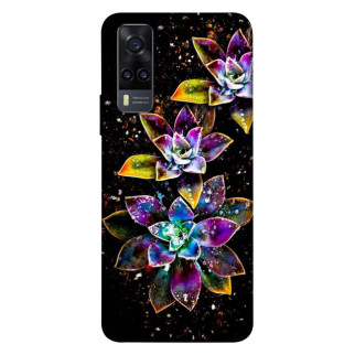 Чохол itsPrint Flowers on black для Vivo Y31 - Інтернет-магазин спільних покупок ToGether