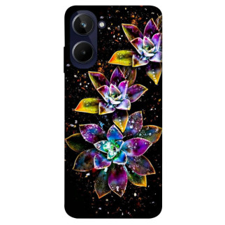 Чохол itsPrint Flowers on black для Realme 10 4G - Інтернет-магазин спільних покупок ToGether