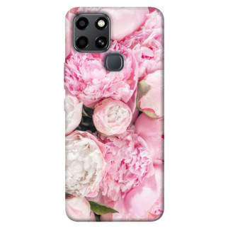 Чохол itsPrint Pink peonies для Infinix Smart 6 - Інтернет-магазин спільних покупок ToGether