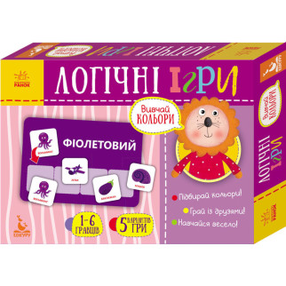 Дитячі логічні ігри "Вивчай кольори" 918001, 24 картки укр. мовою - Інтернет-магазин спільних покупок ToGether