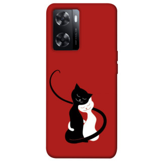 Чохол itsPrint Закохані коти для Oppo A57s - Інтернет-магазин спільних покупок ToGether