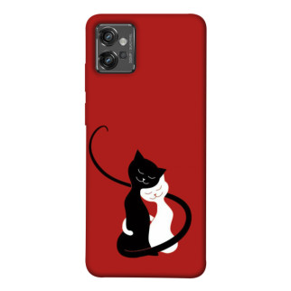 Чохол itsPrint Закохані коти для Motorola Moto G32 - Інтернет-магазин спільних покупок ToGether