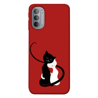 Чохол itsPrint Закохані коти для Motorola Moto G31 - Інтернет-магазин спільних покупок ToGether